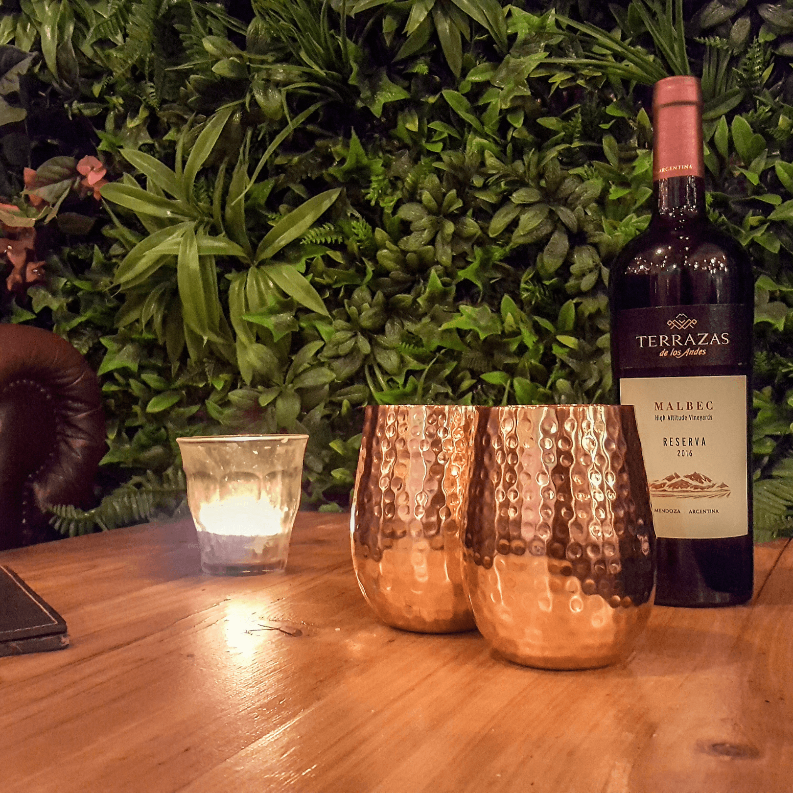 Vinglace Copper Stemless Wine Glass