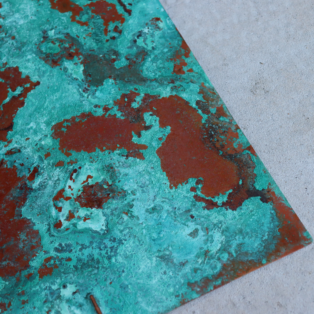 Copper-Art-Piece-Clock-Turquoise-Empire-Copper