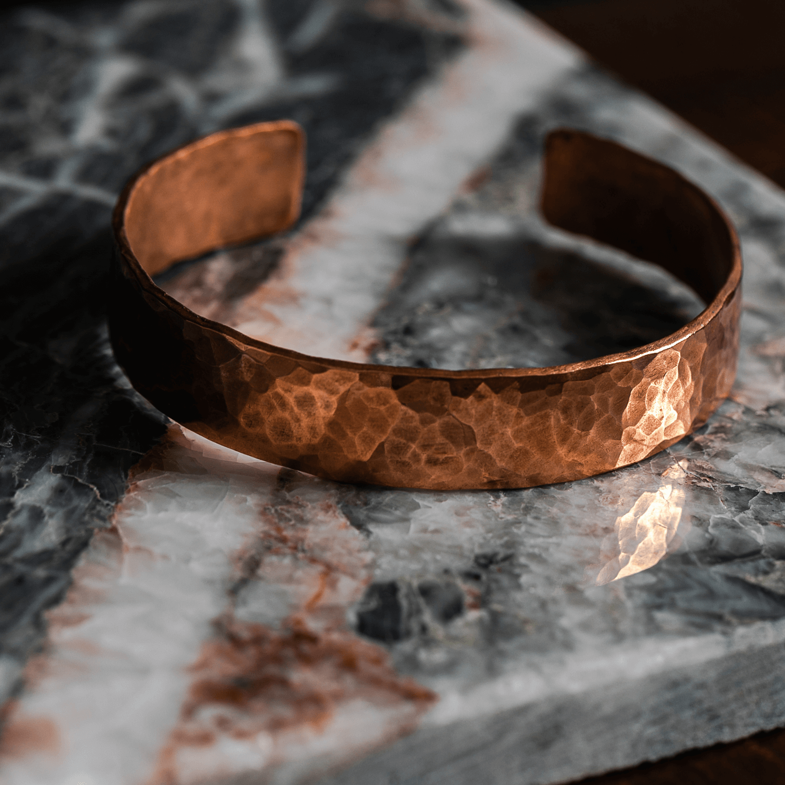 Bronze online cuff bracelet